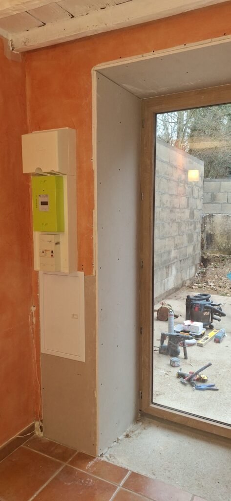 Travaux électrique et placo
photo final coté gauche